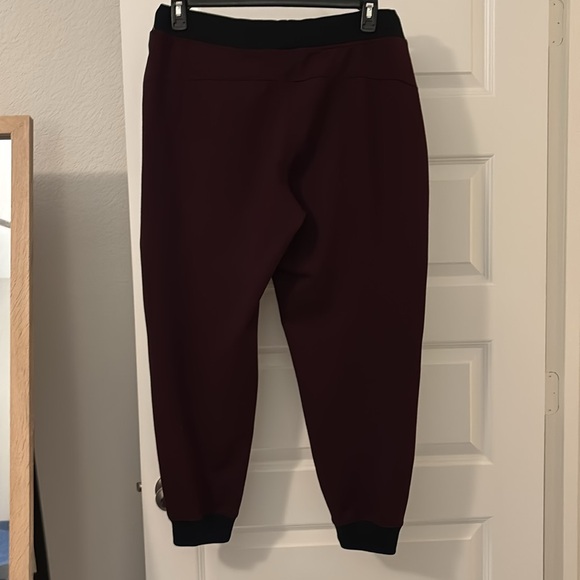 Ralph Lauren burgundy & black pull on track pants SZ L w/pockets active NWOT - Picture 10 of 16